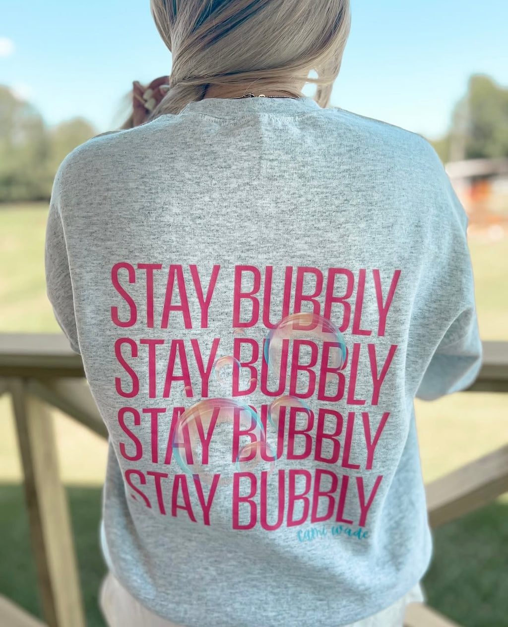 STAY BUBBLY GILDAN CREW