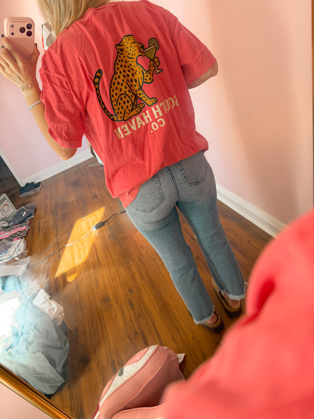 MARG CHEETAH POCKET T