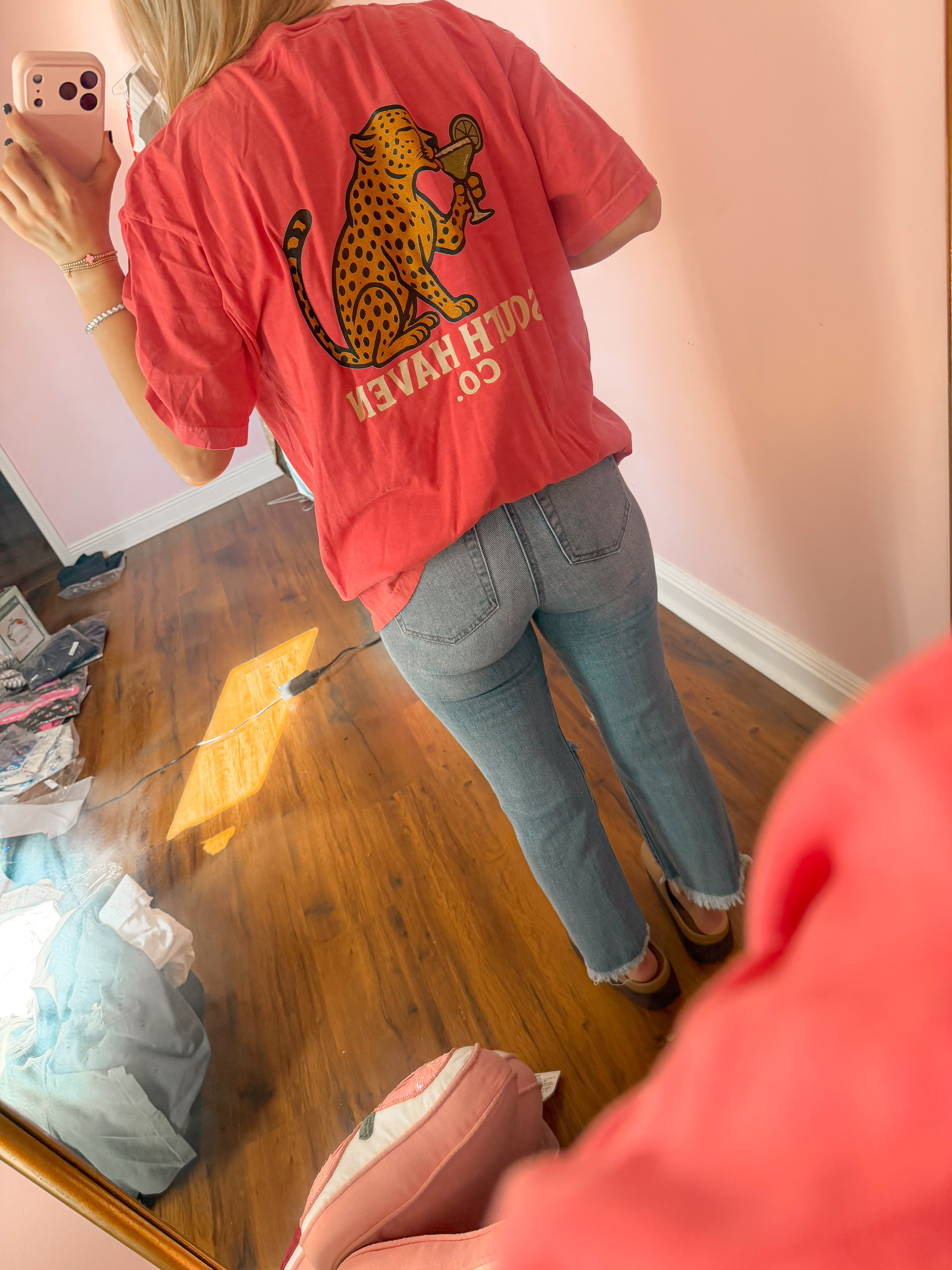 MARG CHEETAH POCKET T