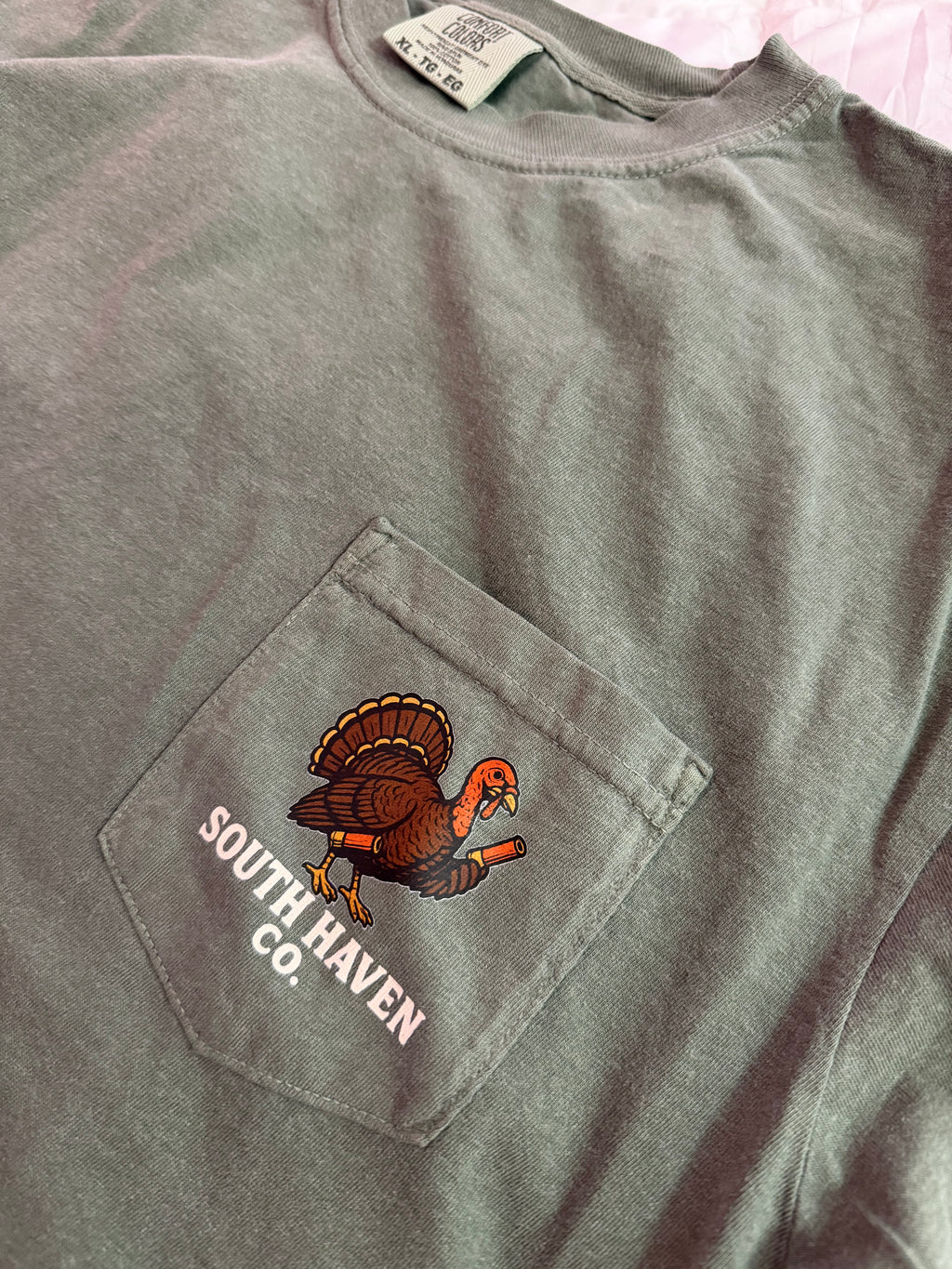 MENS POCKET T TURKEY