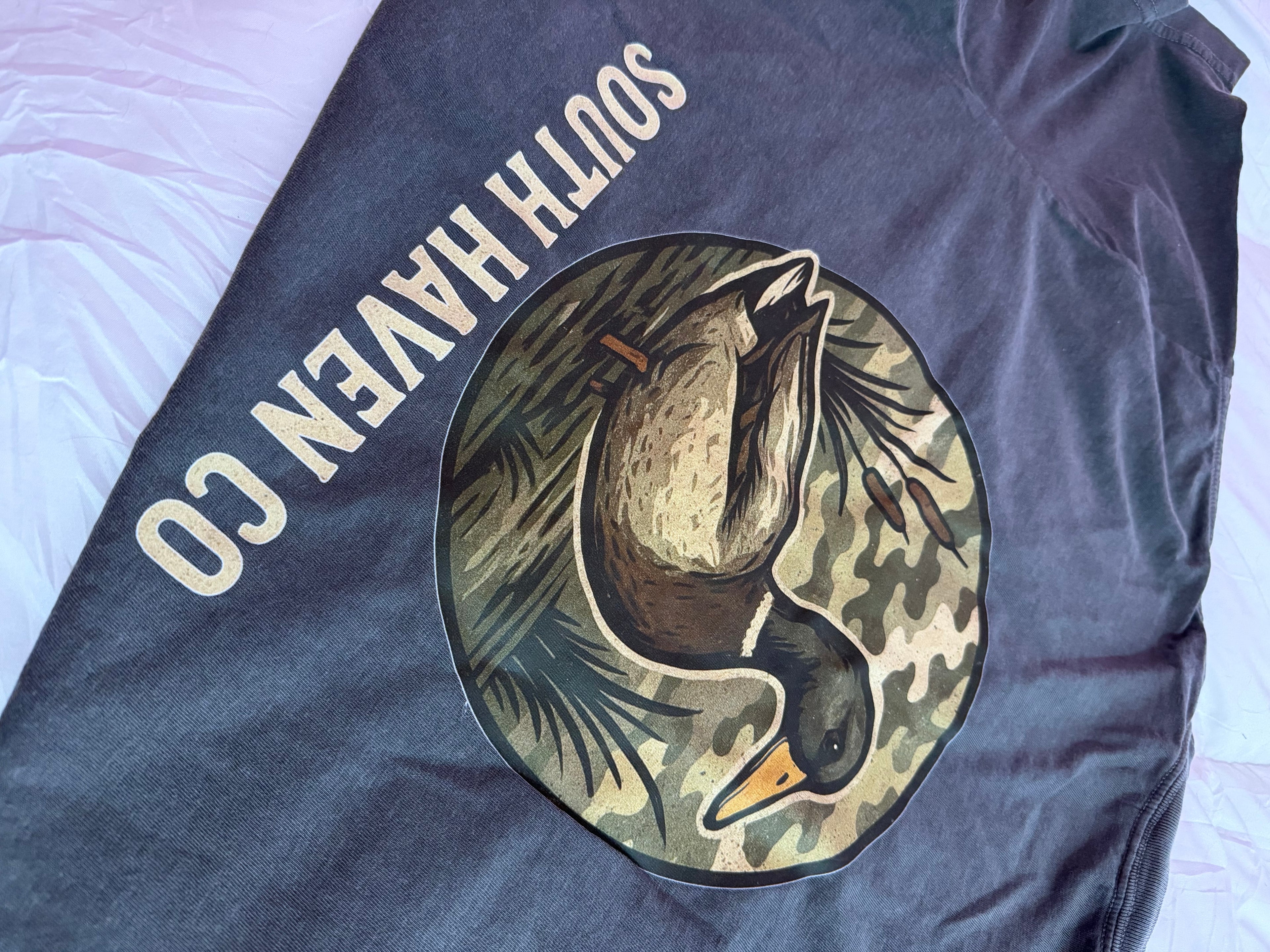 MENS POCKET T CAMO DUCK